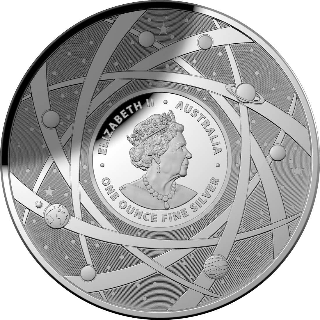 2021 $5 The Earth & Beyond - The Milky Way 1oz Silver Proof Domed Coin - Mastercoins