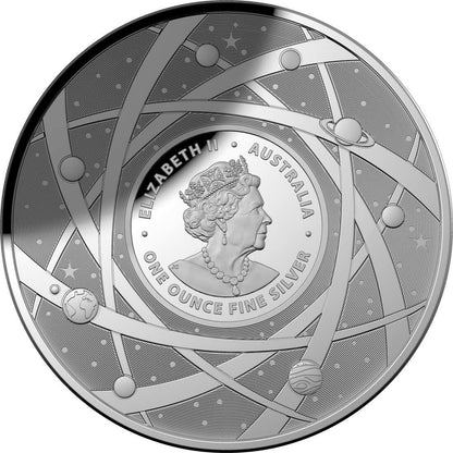 2021 $5 The Earth & Beyond - The Milky Way 1oz Silver Proof Domed Coin - Mastercoins
