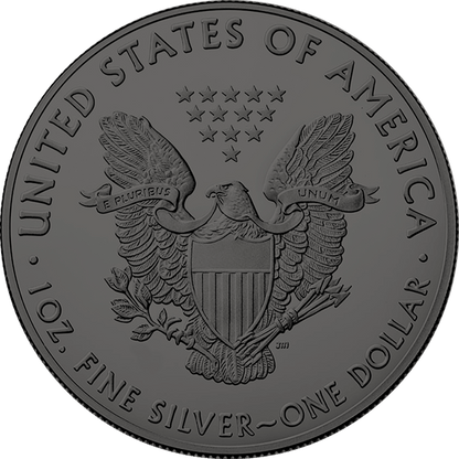 2021 American Eagle 1oz Silver .999 BU Coin - Golden Holo (Limited 500) - Mastercoins