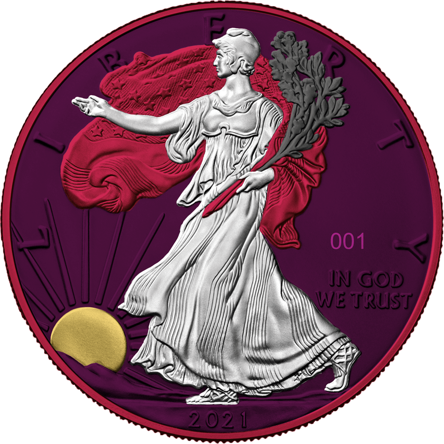 2021 American Eagle 1oz Silver .999 BU Coin - Space Metals II (Limited 500) - Mastercoins