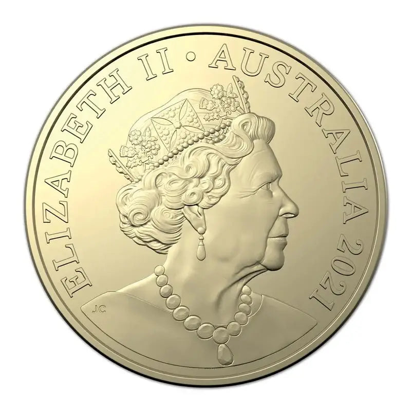 2021 Ginger Meggs Centenary Coloured 2 Coin $1 UNC Set - Mastercoins