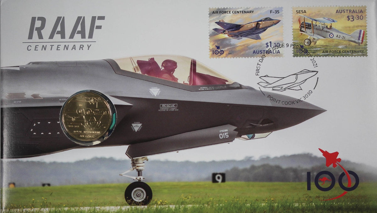 2021 RAAF Centenary $1 PNC - Mastercoins