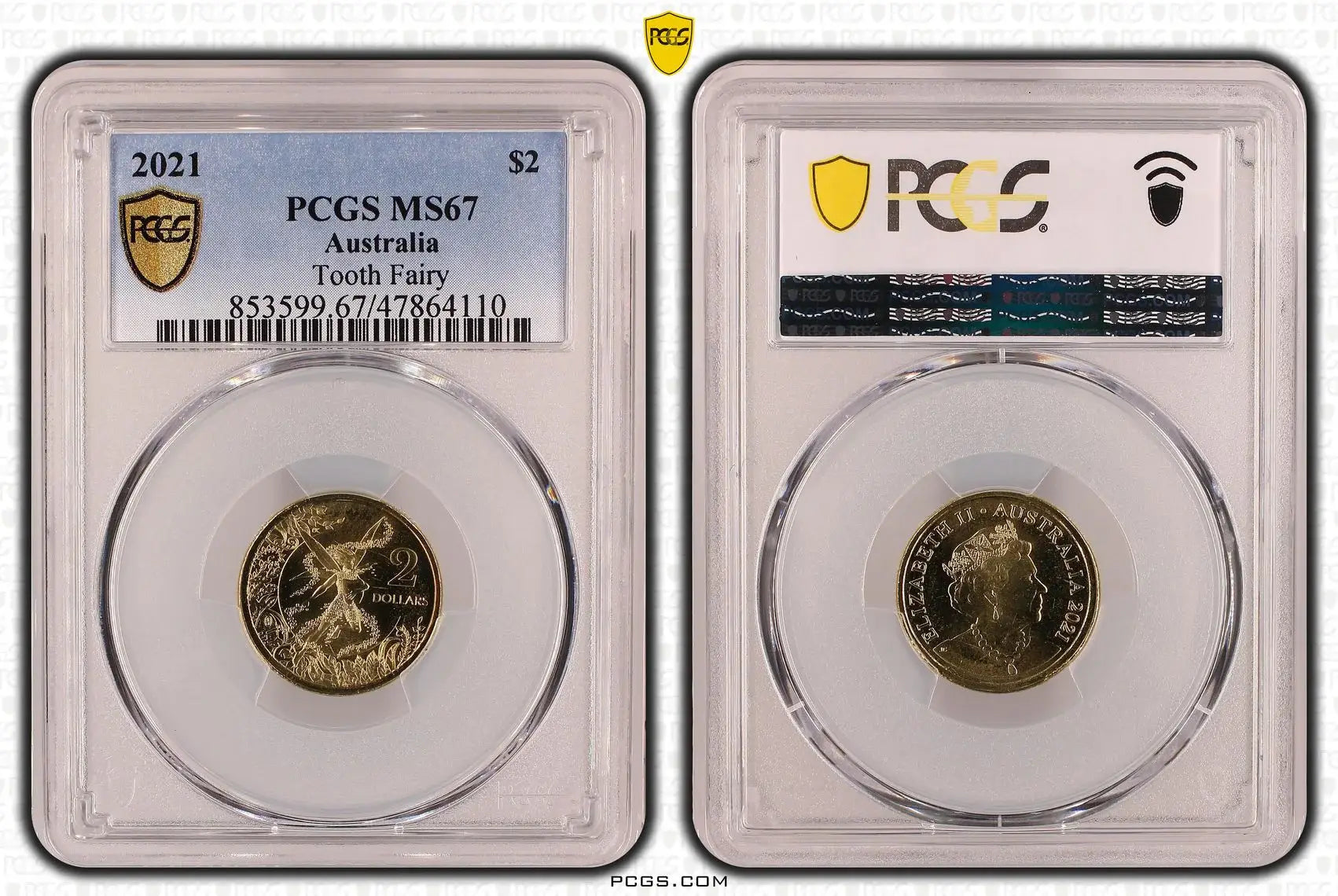 2021 Tooth Fairy $2 Dollar PCGS MS67 - Mastercoins