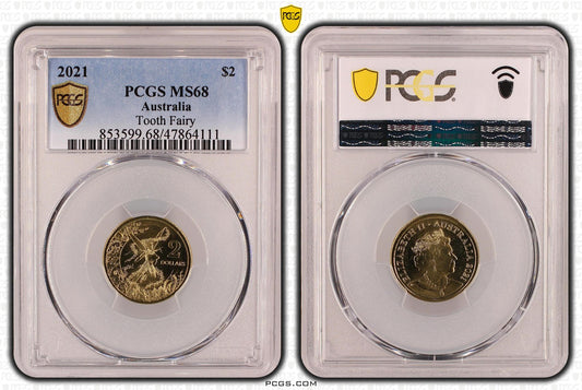 2021 Tooth Fairy $2 Dollar PCGS MS68 - Mastercoins