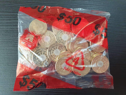 2022 $2 Frontline Workers UNC Coin - 25 Coins Security Bag - Mastercoins