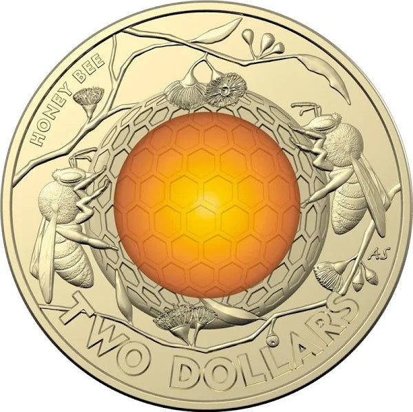 2022 $2 Honey Bee UNC Coin - Mastercoins