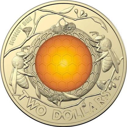 2022 $2 Honey Bee UNC Coin - Mastercoins