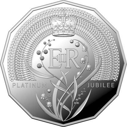 2022 50c Silver Proof Platinum Jubilee of HM Queen Elizabeth II - Mastercoins