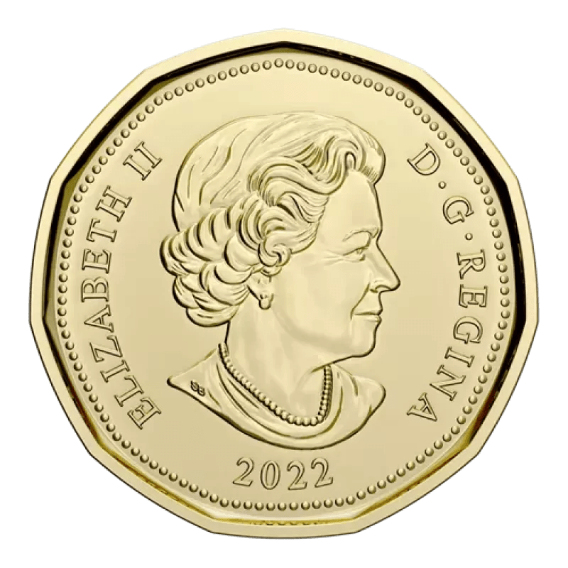 2022 Canadian $1 Birth of Alexander Graham Bell 175th Anniv Colourized Loonie - Mastercoins