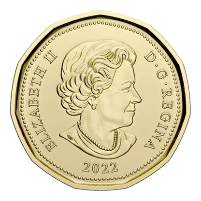 2022 Canadian $1 Birth of Alexander Graham Bell 175th Anniv Colourized Loonie - Mastercoins