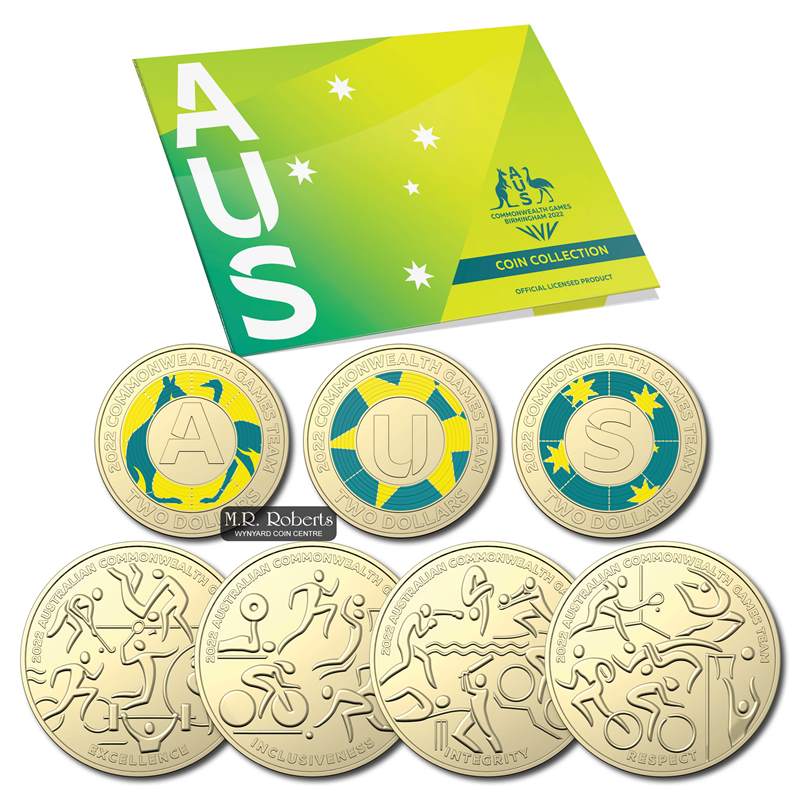 2022 Commonwealth Games Birmingham Australian Team Coin Collection - Mastercoins