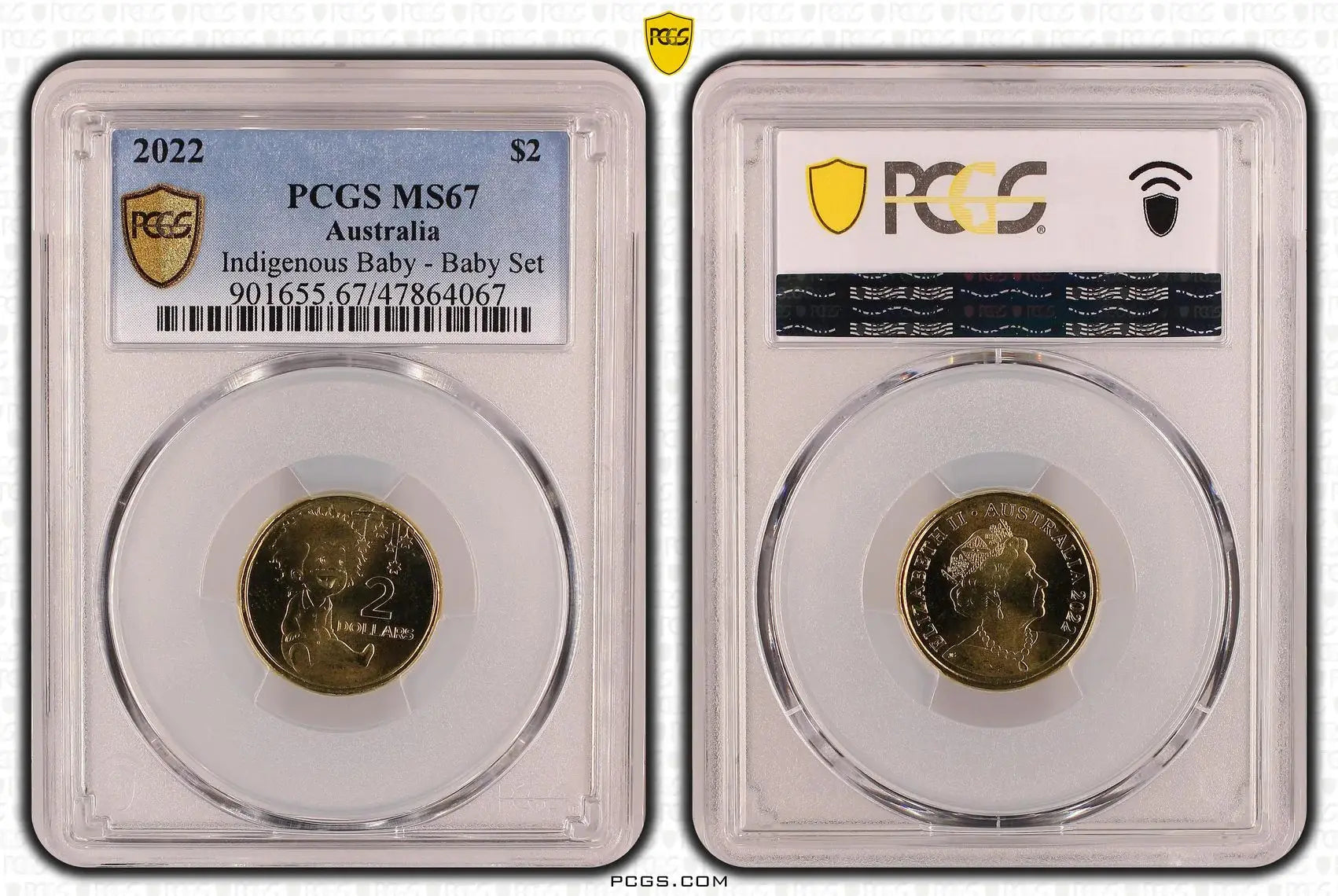 2022 Indigenous Baby Set $2 Dollar PCGS MS67 - Mastercoins