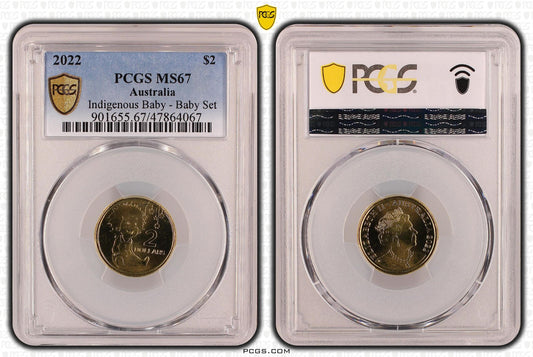 2022 Indigenous Baby Set $2 Dollar PCGS MS67 - Mastercoins