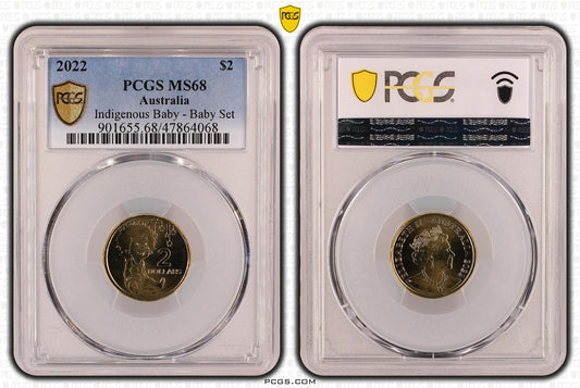 2022 Indigenous Baby Set $2 Dollar PCGS MS68 - Mastercoins