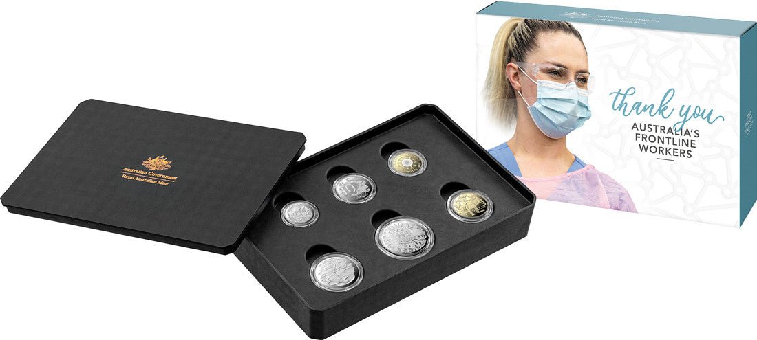 2022 Six Coin Proof Year Set - Thank You Australia's Frontline Workers - Mastercoins