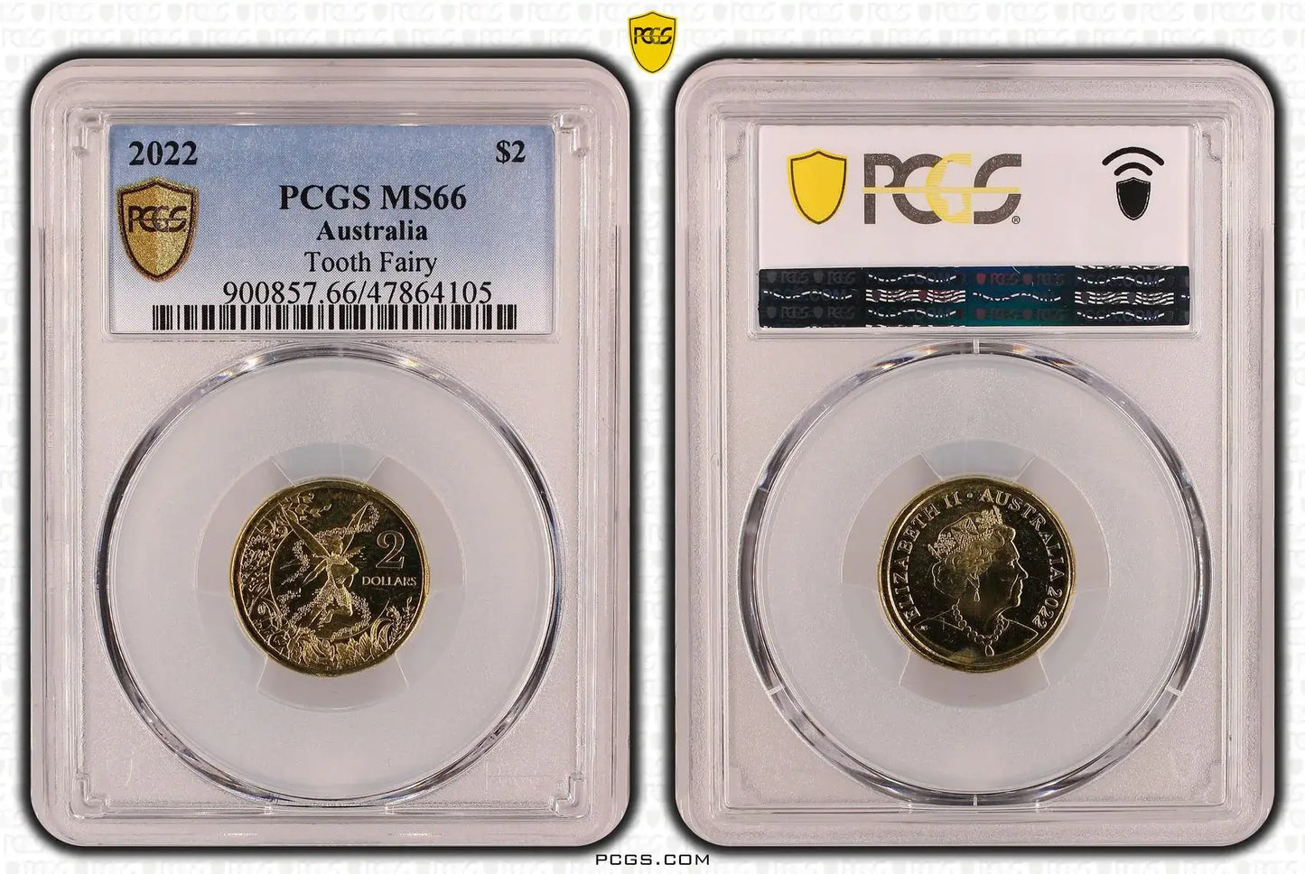 2022 Tooth Fairy $2 Dollar PCGS MS66 - Mastercoins