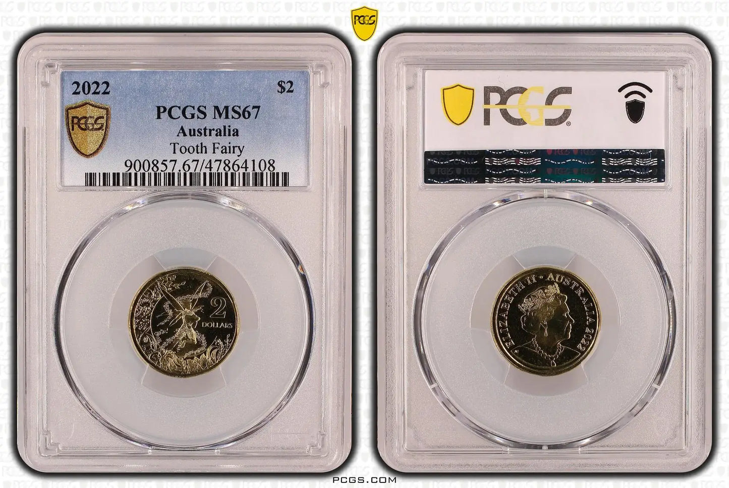 2022 Tooth Fairy $2 Dollar PCGS MS67 - Mastercoins