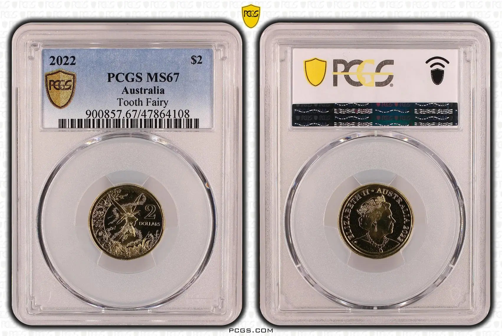 2022 Tooth Fairy $2 Dollar PCGS MS67 - Mastercoins