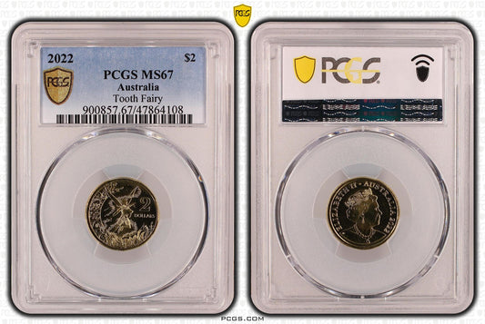 2022 Tooth Fairy $2 Dollar PCGS MS67 - Mastercoins