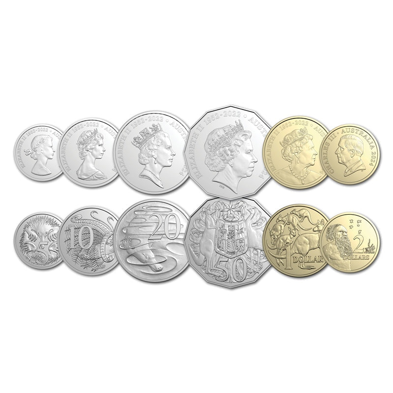 2024 Change of Monarch Six-Coin Uncirculated Year Set - Mastercoins