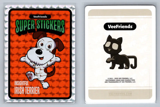 2025 Vee Friends Insightful Irish Terrier Orange Super Sticker PSA Magazine - Mastercoins