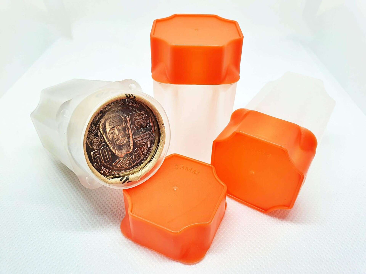 50 Cent Guardhouse Square Coin Tubes - 10 Tubes - Mastercoins