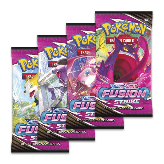 Pokemon TCG Sword and Shield - Fusion Strike 4 Booster Packs (Art Set) Mastercoins