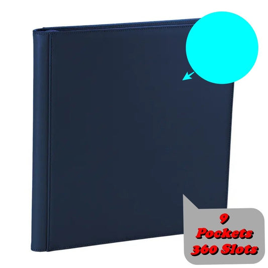 9 Pocket Zip Trading Card Binder - TEAL - Mastercoins