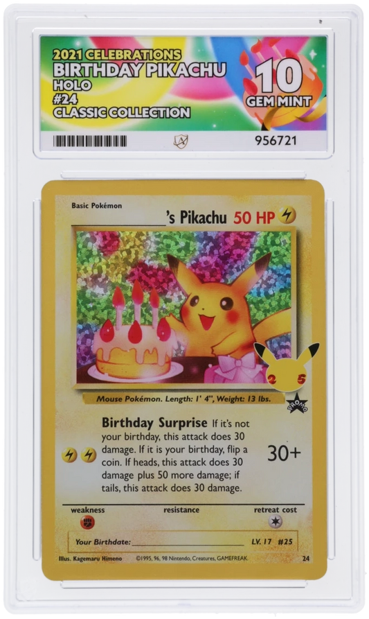 🎰👀 BIRTHDAY PIKACHU 24 CELEBRATIONS ACE 10