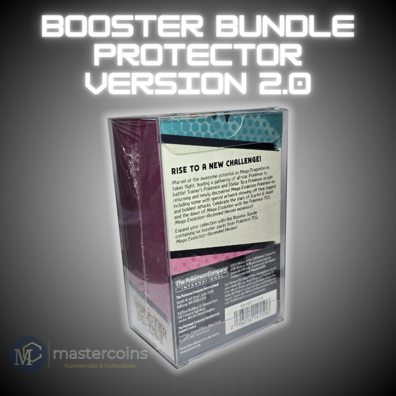 Pokemon Booster Bundle Version 2.0 Premium Clear Protector (Extra Thick) Mastercoins