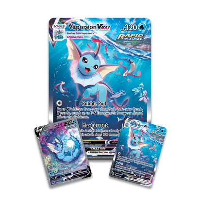 Pokémon TCG: Vaporeon VMAX, Jolteon VMAX & Flareon VMAX Premium Collections (Set of 3) Mastercoins