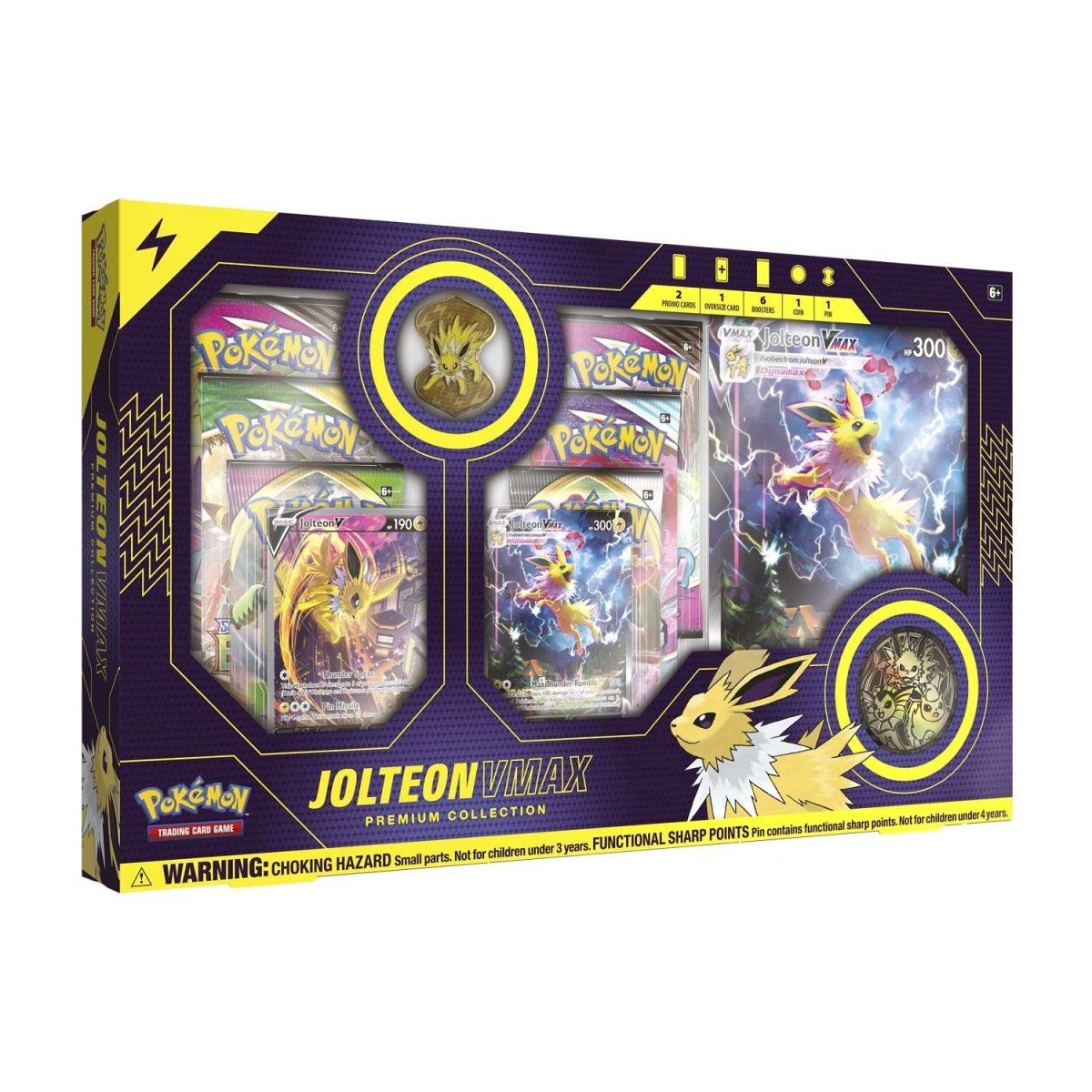Pokémon TCG: Vaporeon VMAX, Jolteon VMAX & Flareon VMAX Premium Collections (Set of 3) Mastercoins
