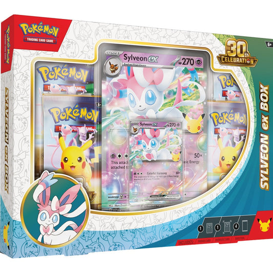 Pokémon TCG: 30th Celebration Pokémon ex Box - Sylveon ex