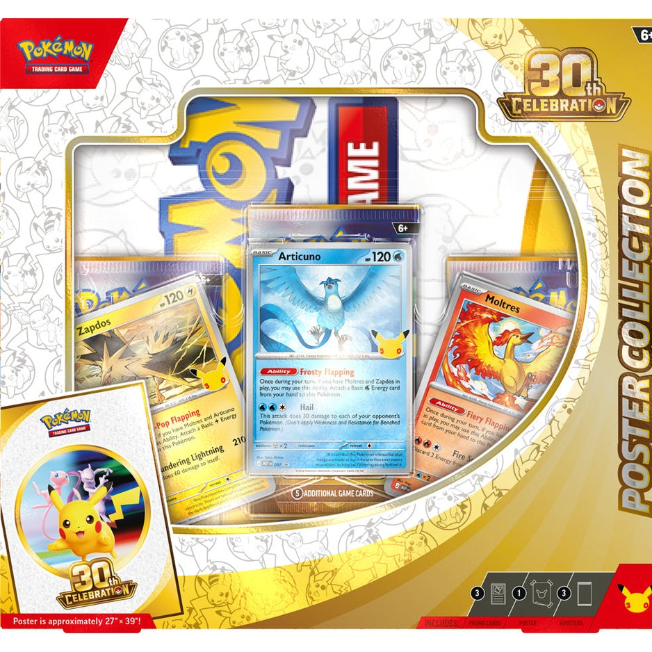 Pokémon TCG: 30th Celebration Poster Collection - Front