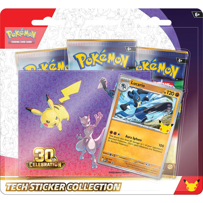 Pokémon TCG: 30th Celebration Tech Sticker Collection - Lucario