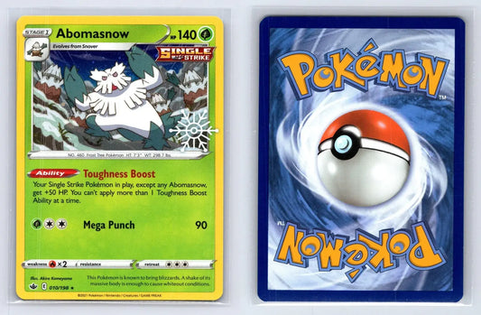 Abomasnow 010/198 PROMO Stamp Holiday Pokemon NM - Mastercoins