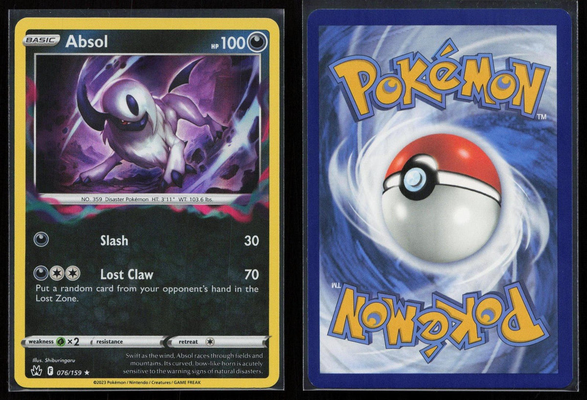 Absol 076/159 Crown Zenith Rare NM - Mastercoins