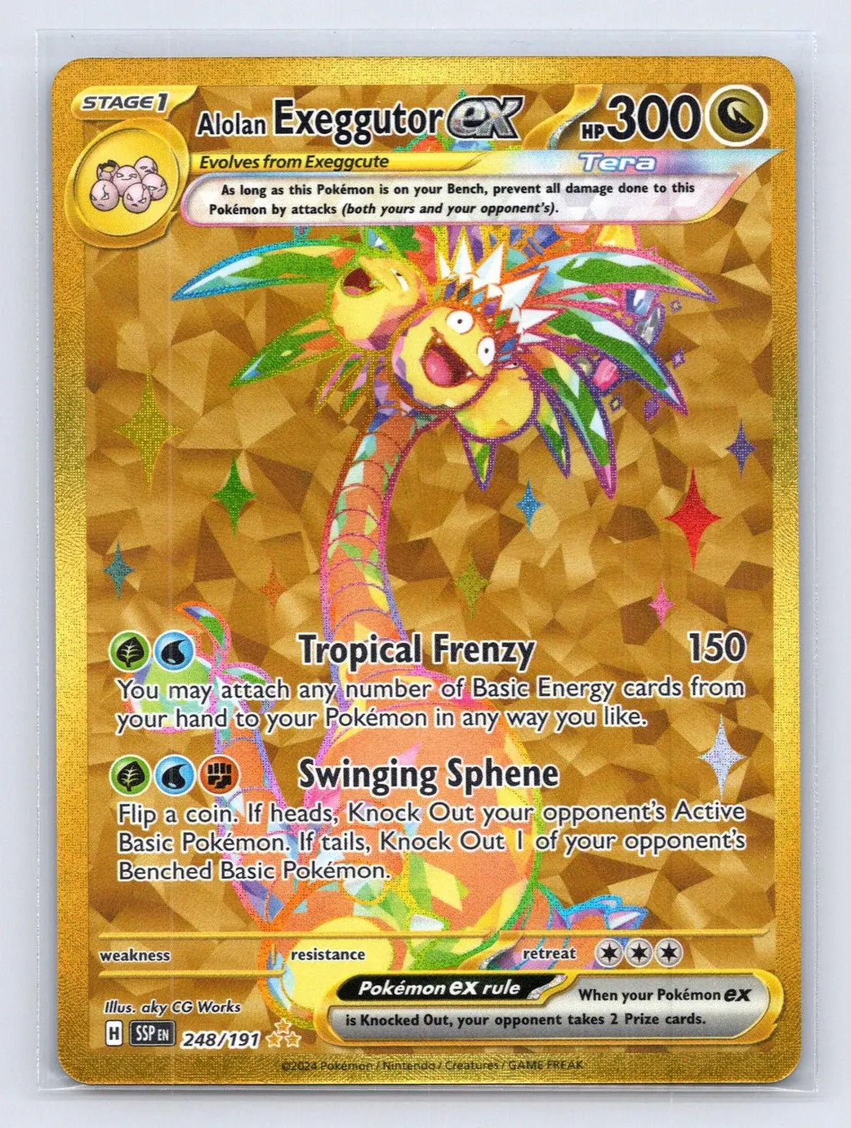 Alolan Exeggutor ex 248/191 Surging Sparks Pokemon NM - Mastercoins