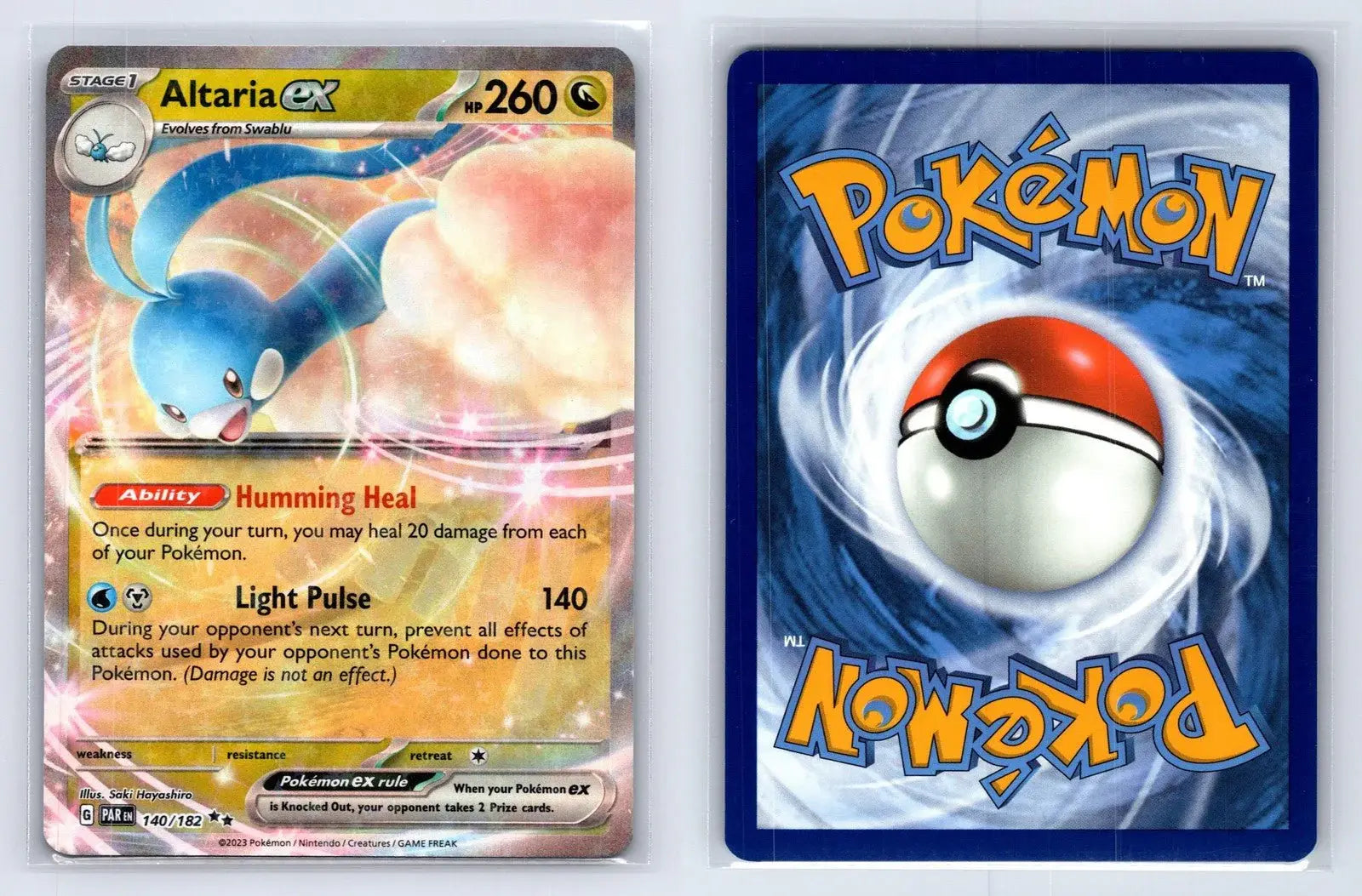 Altaria ex 140/182 Paradox Rift Pokemon NM - Mastercoins