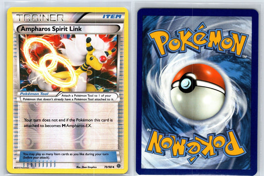 Ampharos Spirit Link 70/98 Reverse Holo Ancient Origins Pokemon NM - Mastercoins