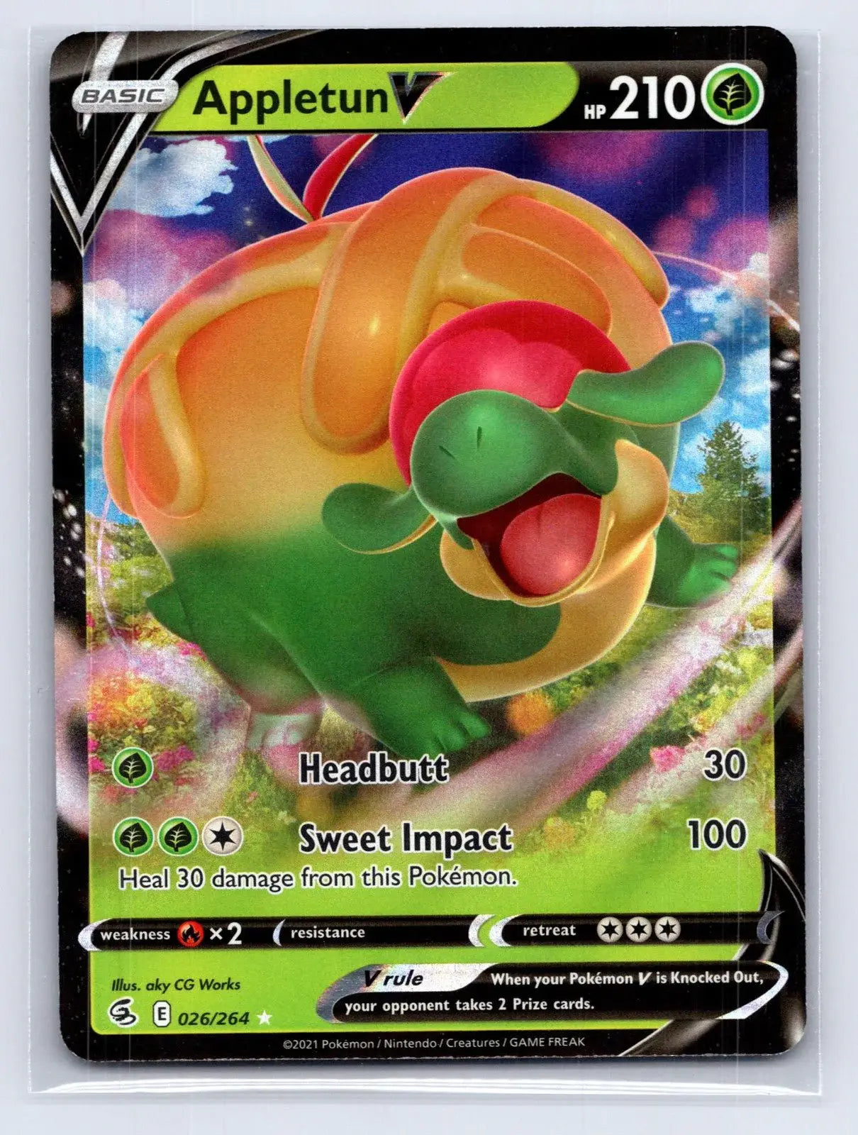 Appletun V 026/264 Fusion Strike Pokemon NM - Mastercoins