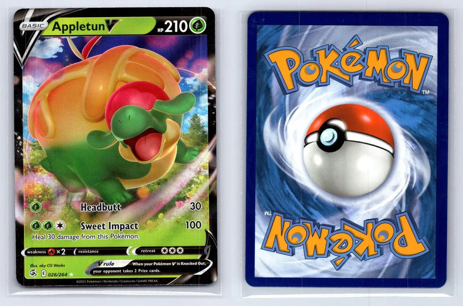 Appletun V 026/264 Fusion Strike Pokemon NM - Mastercoins