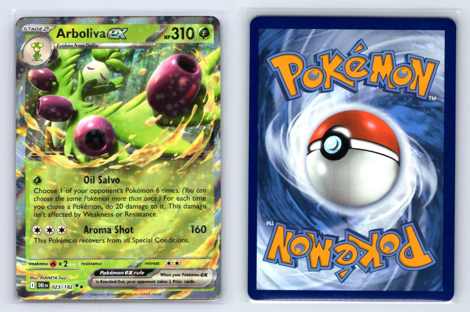 Arboliva ex 023/182 Double Rare Destined Rivals Pokemon Near Mint - Mastercoins