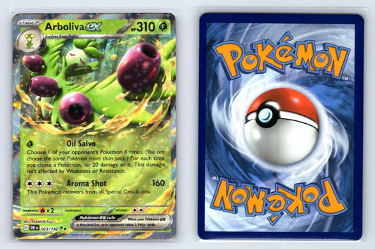 Arboliva ex 023/182 Double Rare Destined Rivals Pokemon Near Mint - Mastercoins