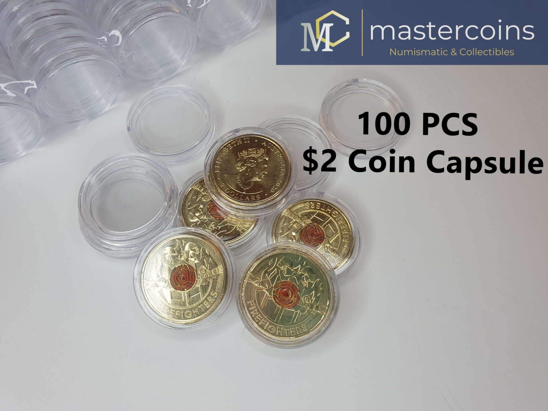 Australian $2 Coin Capsules  - 20.5mm - Mastercoins