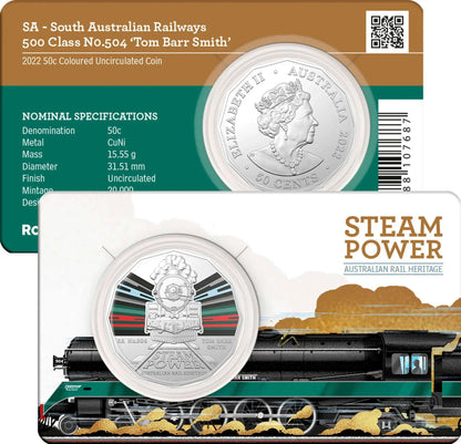 Australian Steam Trains - Set of 3 - NM25, SA No.504, WA W945 - Mastercoins