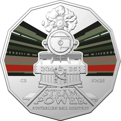 Australian Steam Trains - Set of 3 - NM25, SA No.504, WA W945 - Mastercoins