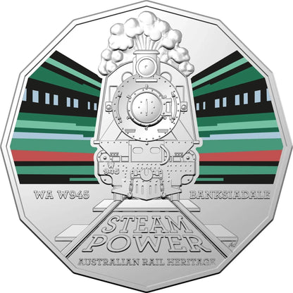 Australian Steam Trains - Set of 3 - NM25, SA No.504, WA W945 - Mastercoins