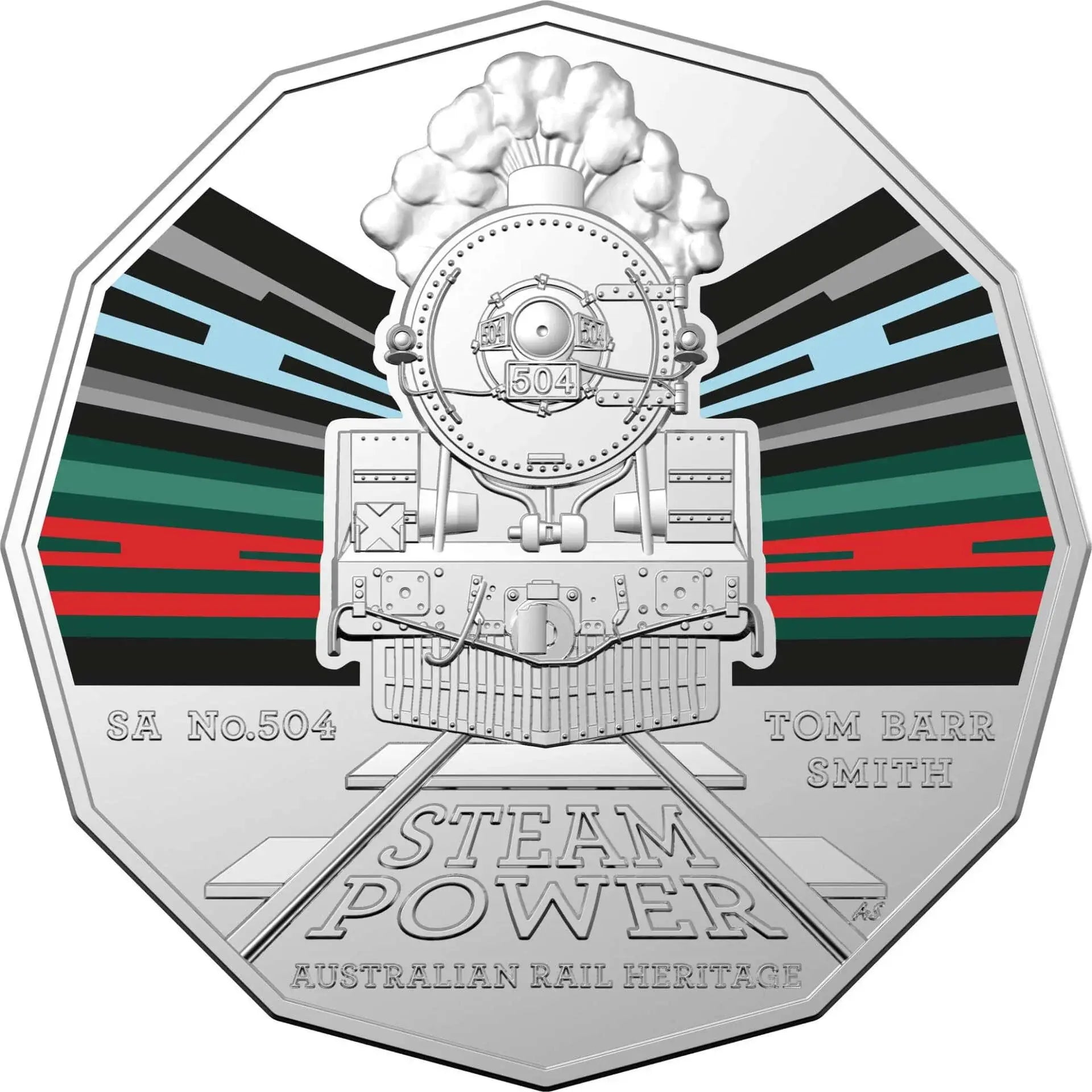 Australian Steam Trains - Set of 3 - NM25, SA No.504, WA W945 - Mastercoins