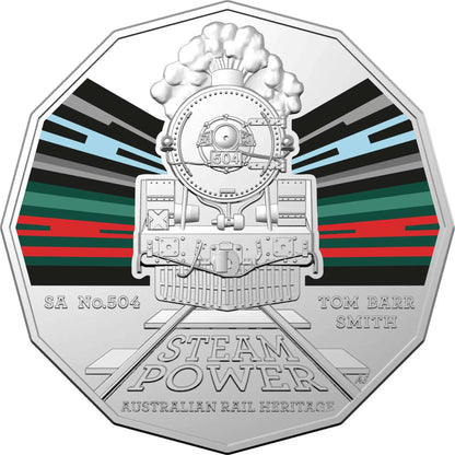 Australian Steam Trains - Set of 3 - NM25, SA No.504, WA W945 - Mastercoins